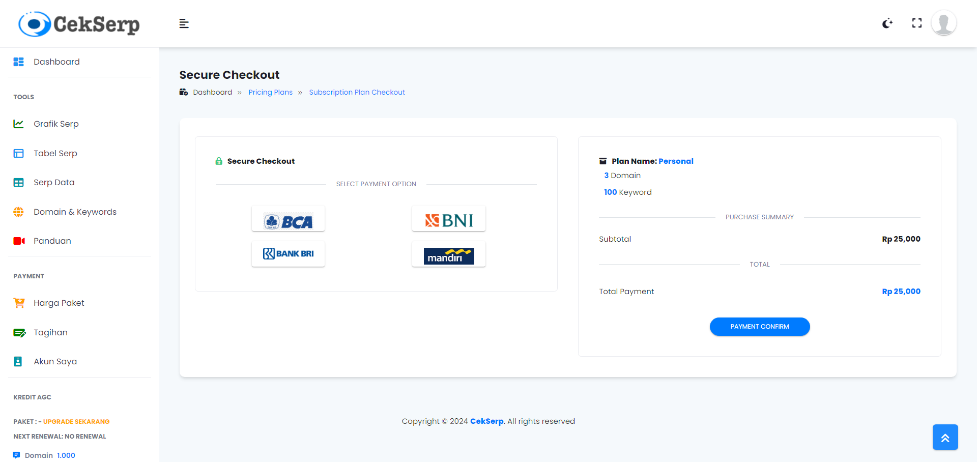 Cek Serp Web